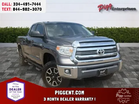 Gray 2017 TOYOTA TUNDRA DOUBLE CAB SR5 4WD for sale in Prattville, AL