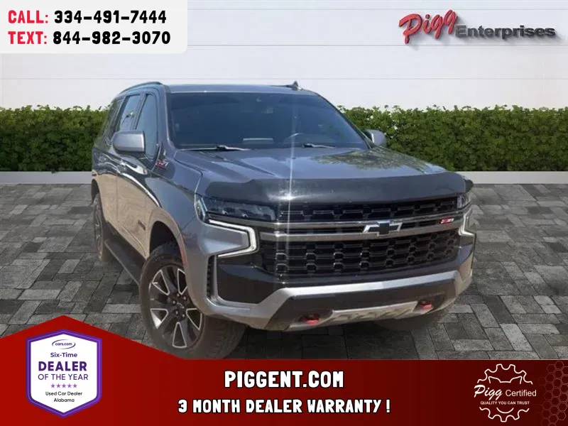 Silver 2021 CHEVROLET TAHOE Z71 4WD for sale in Prattville, AL