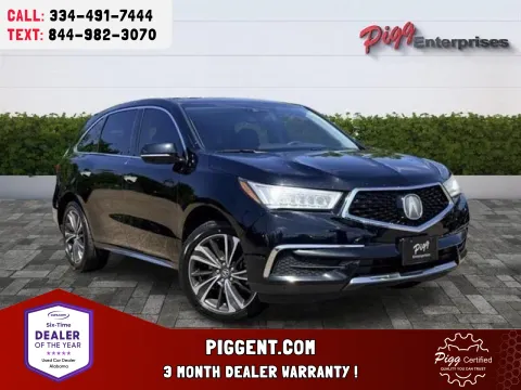 Black 2020 ACURA MDX TECHNOLOGY AWD for sale in Prattville, AL