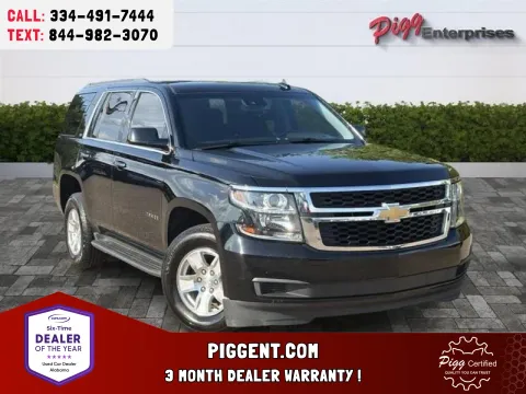 Black 2020 CHEVROLET TAHOE LT 2WD for sale in Prattville, AL