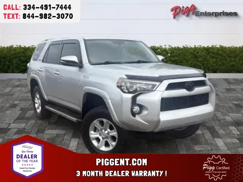 Silver 2018 TOYOTA 4RUNNER SR5 PREMIUM 4WD for sale in Prattville, AL