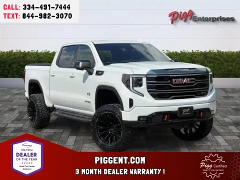 White 2022 GMC SIERRA CREW CAB AT4 4WD for sale in Prattville, AL