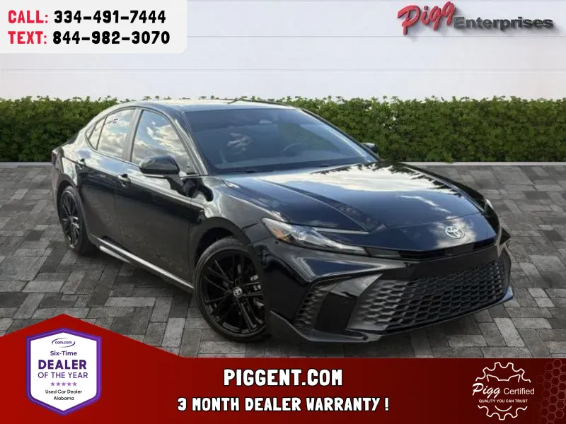 Black 2026 TOYOTA CAMRY SE for sale in Prattville, AL