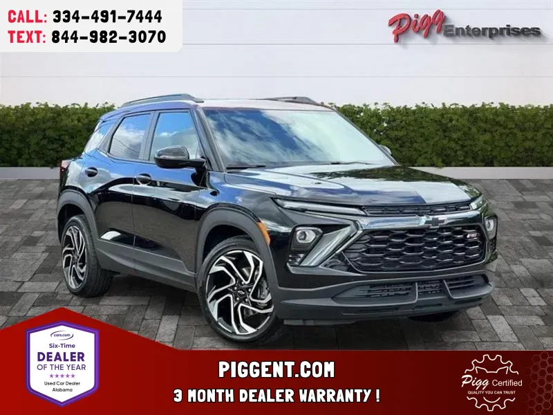 Black 2025 CHEVROLET TRAILBLAZER RS 2WD for sale in Prattville, AL