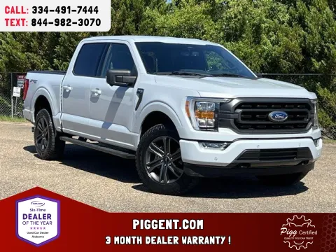 White 2022 FORD F-150 CREW CAB XLT 4WD for sale in Prattville, AL