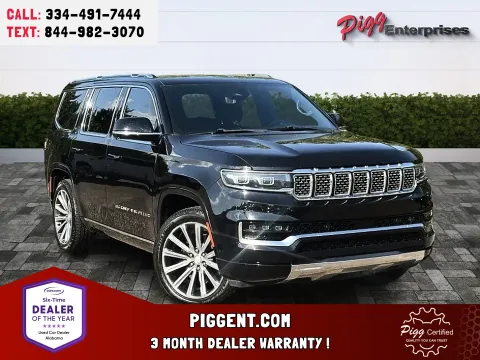 Black 2022 JEEP GRAND WAGONEER SERIES II 4WD for sale in Prattville, AL