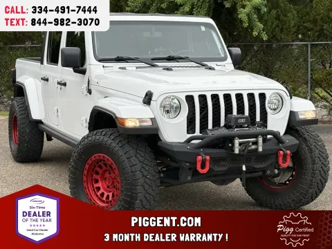 White 2023 JEEP GLADIATOR CREW CAB SPORT S 4WD for sale in Prattville, AL