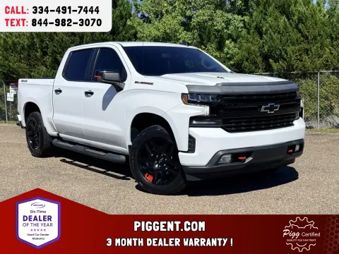 White 2021 CHEVROLET SILVERADO 1500 CREW CAB RST 4WD for sale in Prattville, AL