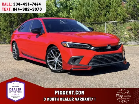 Red 2022 HONDA CIVIC TOURING for sale in Prattville, AL