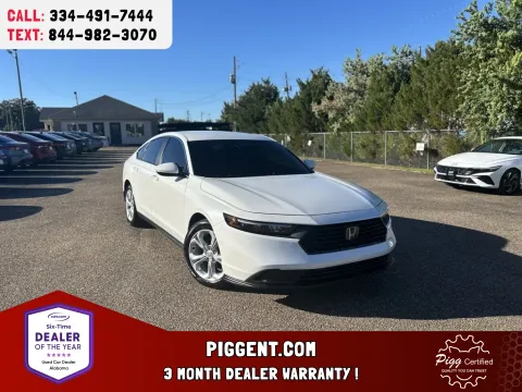 White 2024 HONDA ACCORD LX for sale in Prattville, AL