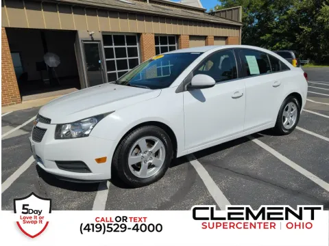 White 2014 Chevrolet Cruze 1LT for sale in Mansfield, OH