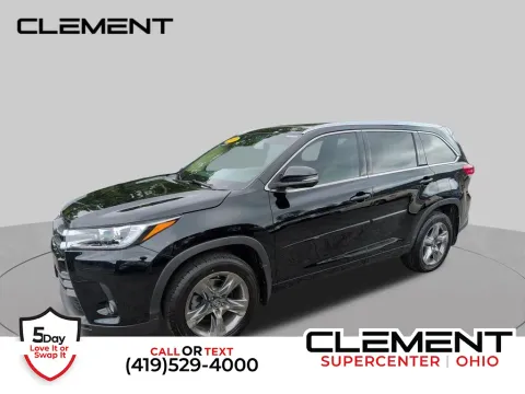 Black 2017 Toyota Highlander Limited Platinum for sale in Mansfield, OH