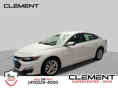 White 2024 Chevrolet Malibu LT for sale in Mansfield, OH