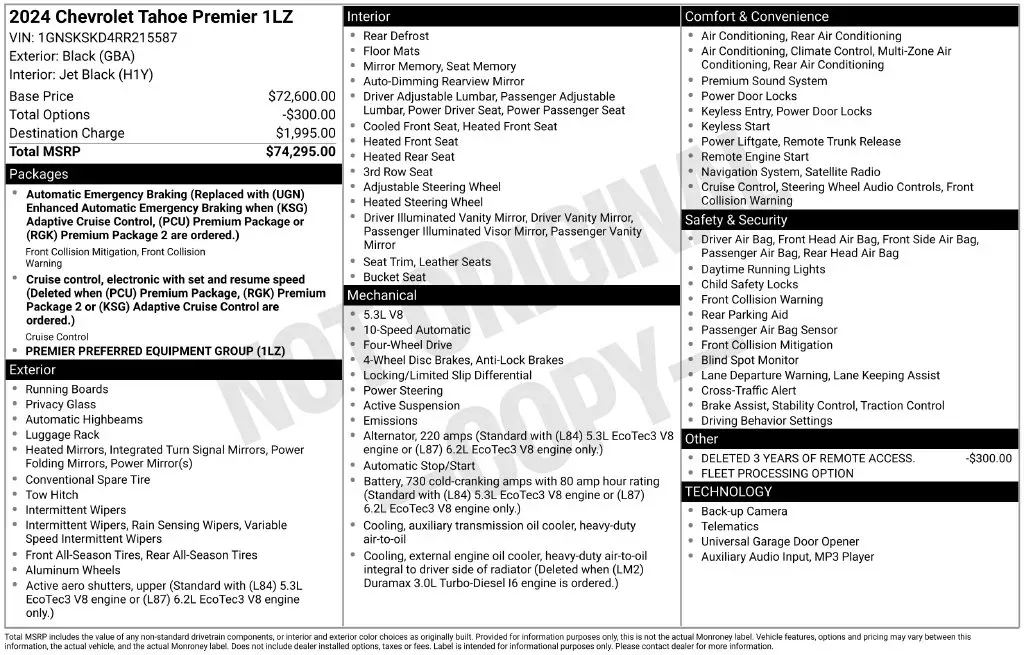 2024 Chevrolet Tahoe Premier - Photo 46