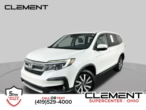 White 2021 Honda Pilot EX-L for sale in Mansfield, OH
