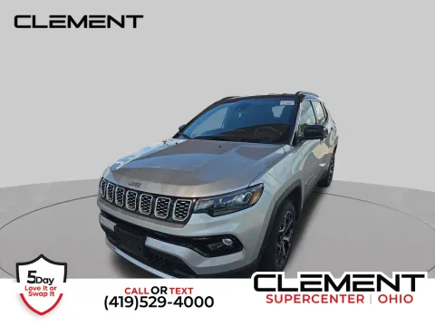 Silver 2025 Jeep Compass Limited for sale in Mansfield, OH