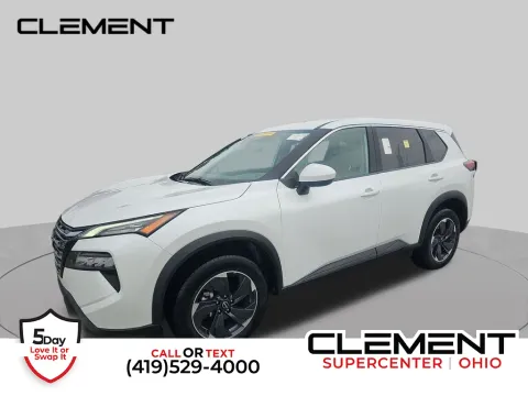 White 2025 Nissan Rogue SV for sale in Mansfield, OH