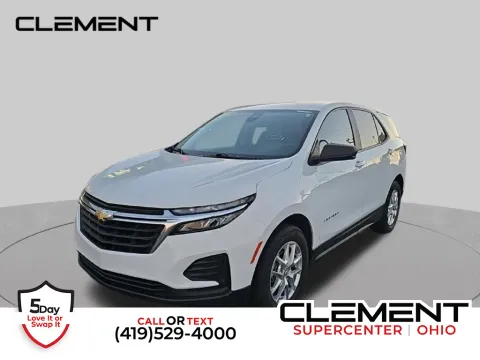 White 2022 Chevrolet Equinox LS for sale in Mansfield, OH