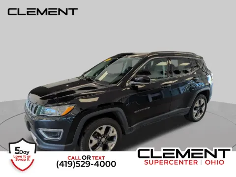Black 2020 Jeep Compass Limited for sale in Mansfield, OH