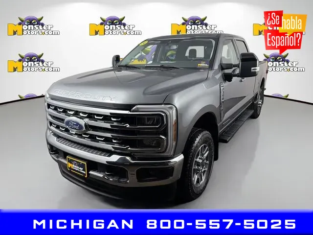 Gray 2024 Ford F-350SD Lariat for sale in Michigan Center, MI