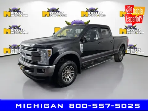 Black 2018 Ford F-250SD Lariat for sale in Michigan Center, MI