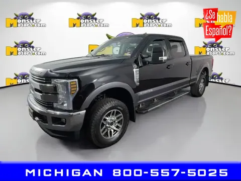 Black 2018 Ford F-250SD Lariat for sale in Michigan Center, MI