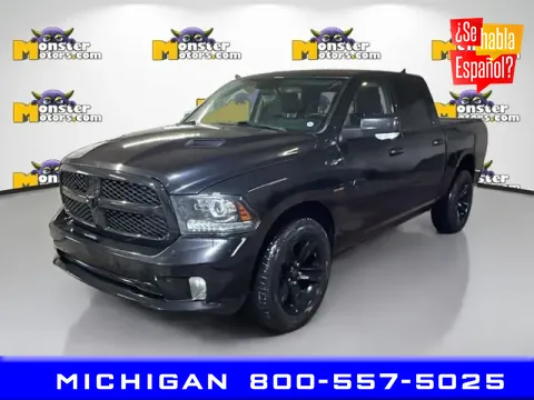Black 2018 Ram 1500 Night for sale in Michigan Center, MI