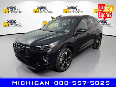 Black 2023 Ford Escape ST-Line Elite for sale in Michigan Center, MI