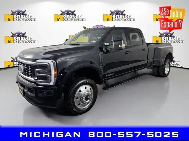 Black 2025 Ford F-450SD Platinum for sale in Michigan Center, MI