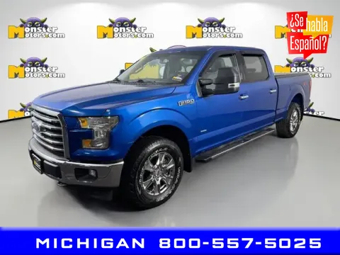 Blue 2017 Ford F-150 XLT for sale in Michigan Center, MI