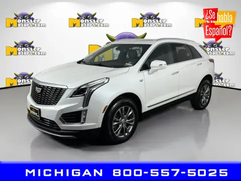 White 2023 Cadillac XT5 Premium Luxury for sale in Michigan Center, MI