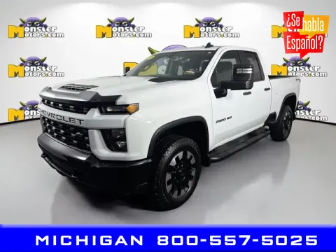 Blue 2020 Chevrolet Silverado 2500HD Custom for sale in Michigan Center, MI