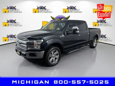 Black 2019 Ford F-150 Lariat for sale in Michigan Center, MI