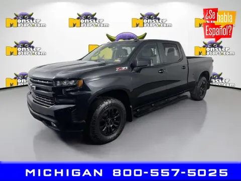 Black 2021 Chevrolet Silverado 1500 RST for sale in Michigan Center, MI