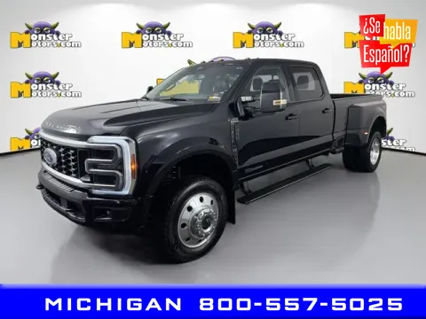 Black 2025 Ford F-450SD Platinum for sale in Michigan Center, MI