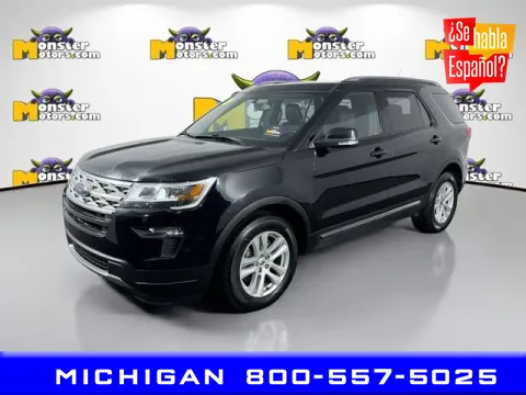 Black 2018 Ford Explorer XLT for sale in Michigan Center, MI