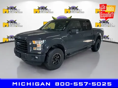 Silver 2016 Ford F-150 XLT for sale in Michigan Center, MI