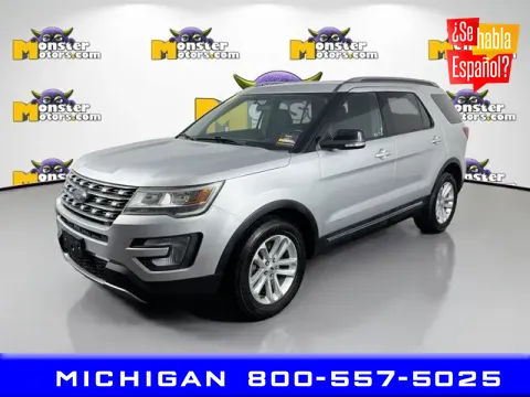 Silver 2017 Ford Explorer XLT for sale in Michigan Center, MI