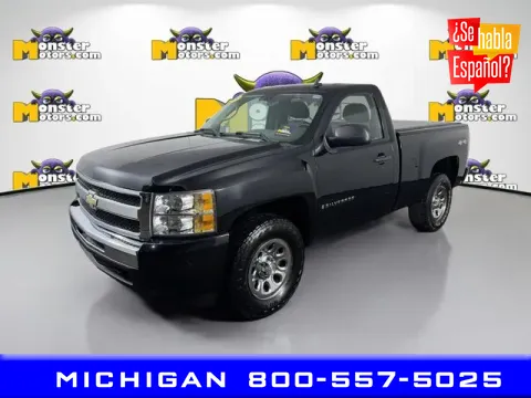 Black 2009 Chevrolet Silverado 1500 Work Truck for sale in Michigan Center, MI