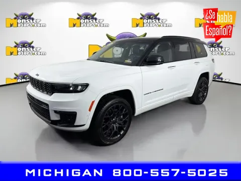 Yellow 2023 Jeep Grand Cherokee L Summit for sale in Michigan Center, MI