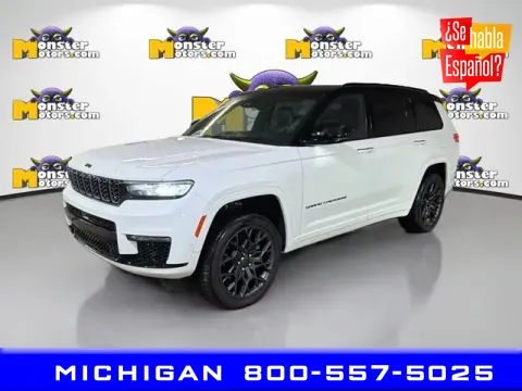 Yellow 2023 Jeep Grand Cherokee L Summit for sale in Michigan Center, MI