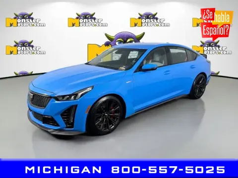 Blue 2022 Cadillac CT5 V-Series for sale in Michigan Center, MI