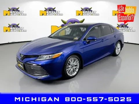 Green 2018 Toyota Camry L for sale in Michigan Center, MI