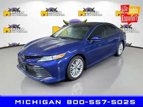 Green 2018 Toyota Camry L for sale in Michigan Center, MI