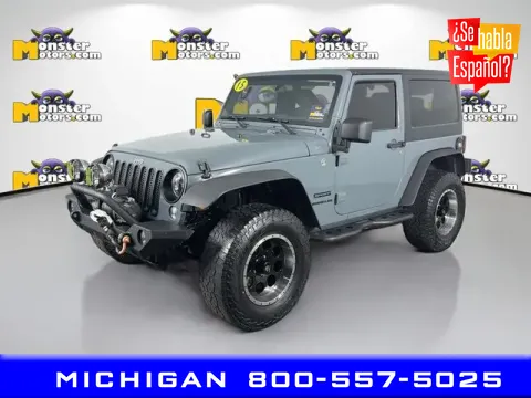 Blue 2015 Jeep Wrangler Sport for sale in Michigan Center, MI