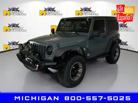 Blue 2015 Jeep Wrangler Sport for sale in Michigan Center, MI