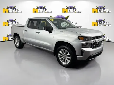 Another view of 2021 Chevrolet Silverado 1500 Custom for sale in Michigan Center, MI at Monster Motors - Jackson, MI