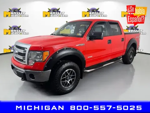 Red 2014 Ford F-150 XLT for sale in Michigan Center, MI