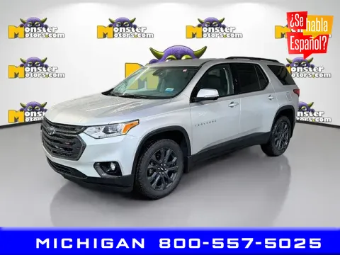 Silver 2020 Chevrolet Traverse RS for sale in Michigan Center, MI