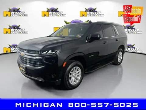 Black 2023 Chevrolet Tahoe LT for sale in Michigan Center, MI